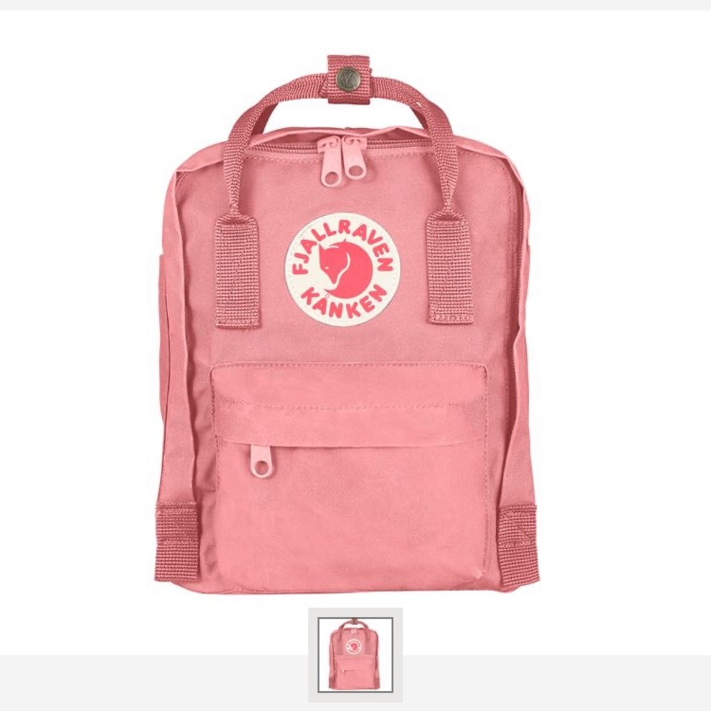 Mini pink backpack